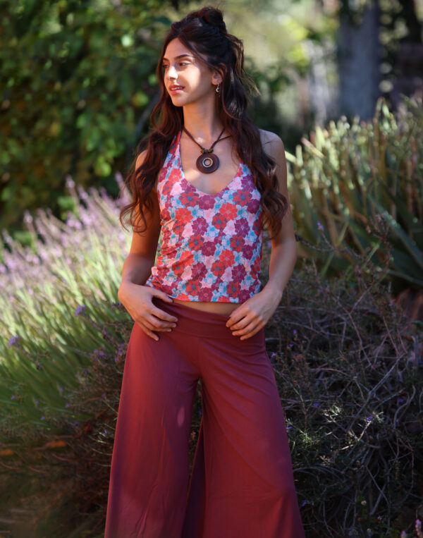 טופ קשירה מודפס