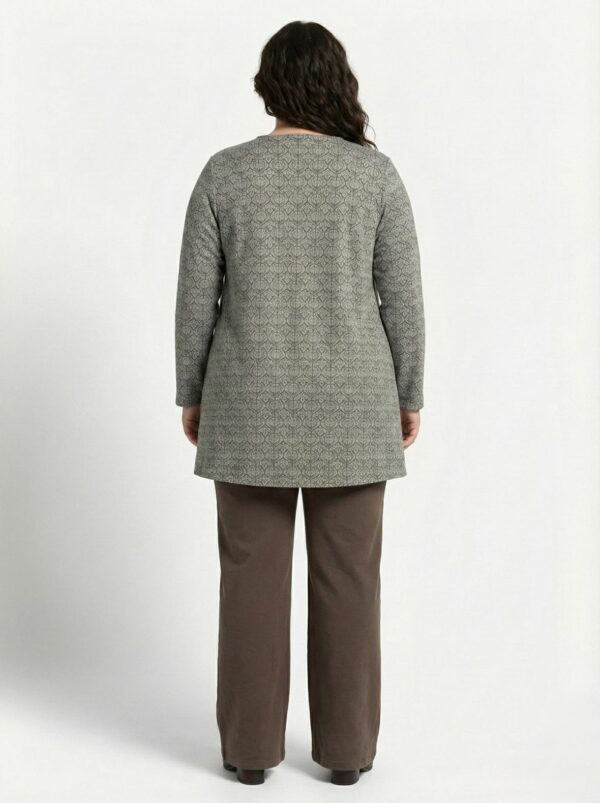 טוניקת כיסים מודפסת