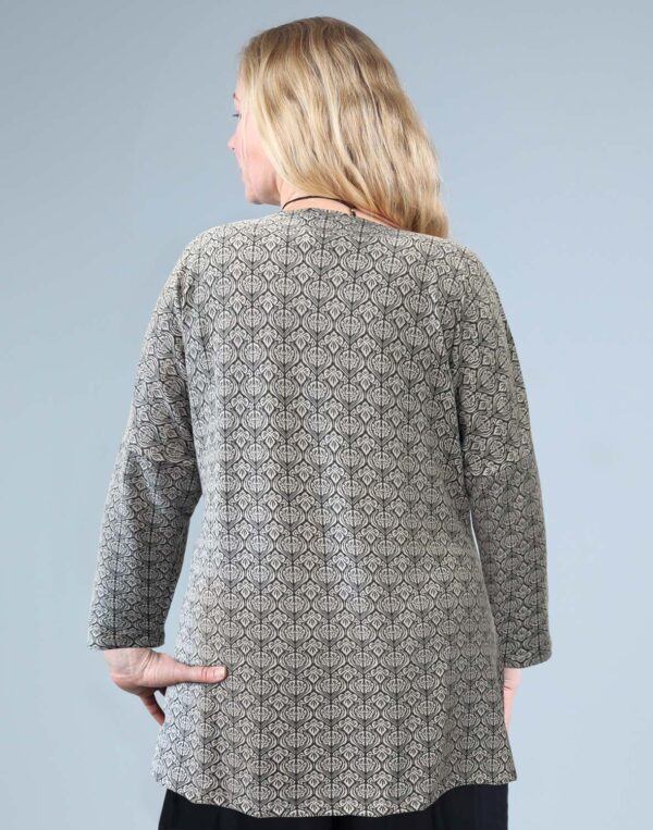 טוניקת כיסים מודפסת